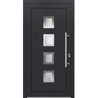 LAGER Kunststoff Haustür "FABIENNE" 71 mm schnell lieferbar Anthrazit RAL 7016 innen öffnend DIN rechts