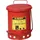 ASECOS Sicherheitssammelbehälter 34 l Stahlblech D360xH460mm Rot