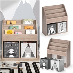 Vicco Kinderregal Bücherregal Aufbewahrungsregal Luigi Sonoma Ablage Faltbox