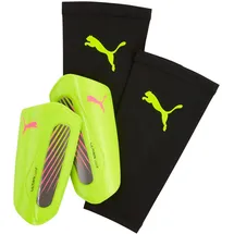 Puma Ultra Light Strap Schienbeinschoner Gelb/Grau XL