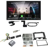 Kenwood DMX8021DABS Android Auto Einbauset für Mercedes Sprinter W906 Crafter