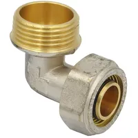 Pipetec Schraubfitting Winkel 26x3 mm 90° 1 Zoll AG