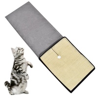 Couch Katzenkratzmatte, Katzen Kratzmatte, Katzen Kratzmatte Kratzschutz Sofa, Kratzbretter Katze, Sisal Kratzpappe Wand, Ecke Kratzbrett mit Plüsch Wandkratzbrett mit Kugel, für Katze Hunde(120x40cm)