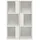 Costway Bücherregal 33 x 33 x 100,5 cm Weiß