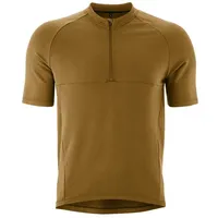Gonso Adventure Jersey Nature M Männer Herren Kurzarm-Radtrikot mit 1/2-Zip - L - baked pretzel
