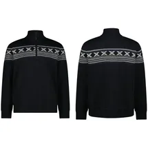 CMP Halbzippullover Schwarz / Blau 54