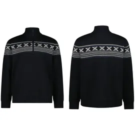 CMP Halbzippullover Schwarz / Blau 54