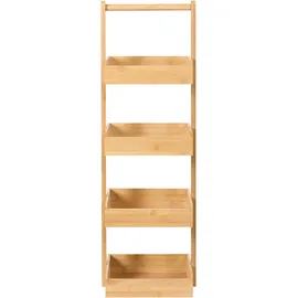 Beliani Regal Vaupes Bambus Hellbraun