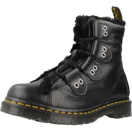 Dr. Martens 31876001 1460 Lace to Toe Fur Lined Nappa Leather Lace Up Boots Damen BLACK EU