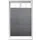 Relaxdays Plissee Rollo 100 x 130 cm grau