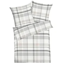 Traumschlaf Madras Karo Silber 135 x 200 cm + 80 x 80 cm