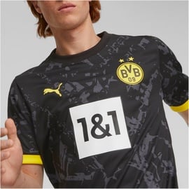 Puma BVB Borussia Dortmund Auswärtstrikot 2023/24 Herren 02 black/cyber yellow M