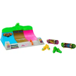 Hot Wheels Skate Tony Hawk HQ Skatepark mit 2 exklusiven Fingerboards und 2 Paar Skateschuhen