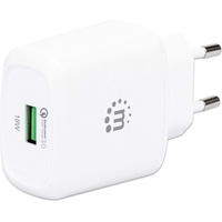 Manhattan QC 3.0 USB-Ladegerät 18 W USB-Netzteil mit USB-A Qualcomm Quick Charge, Quick Charge 3.0), USB