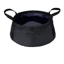evocamp Faltbare Spülschüssel 30 x 14 cm Nylon Schwarz