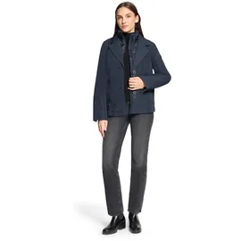 Amber & June Übergangsjacke mit abnehmbarem Westenteil in dunkelblau, | Gr.: 40