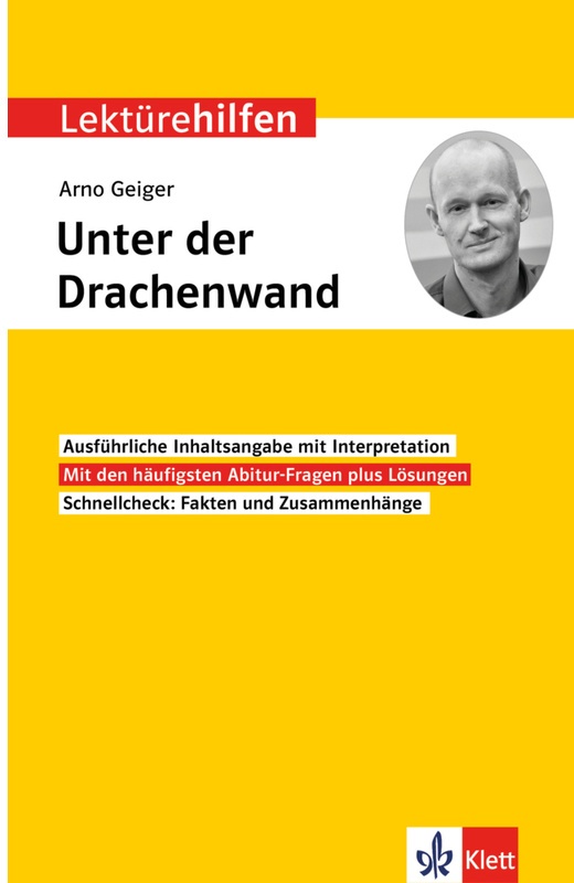 Klett Lektürehilfen / Lektürehilfen Arno Geiger: Unter Der Drachenwand, Kartoniert (TB)