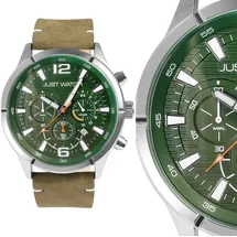 Just Watch Evander Chronograph Leder 5 Bar JW20172