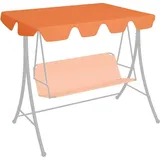 Ersatzdach für Hollywoodschaukel Orange 150/130x105/70 cm