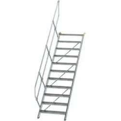 MUNK Aluminium-Treppe Stufen 45° 11 Stufen