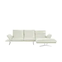 KOINOR Ecksofa  Francis ¦ weiß ¦ Maße (cm): B: 194 H: 93 T: 92