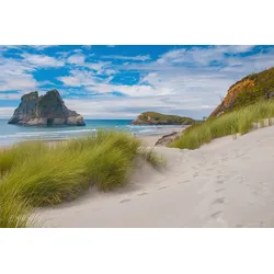 Fototapete PAPERMOON "Strand", bunt, B:5,00m L:2,80m, Vlies, Tapeten