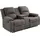 Atlantic Home Collection Couch Federkern 2-Sitzer Grau