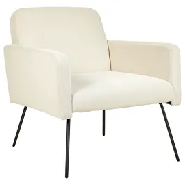 Beliani Sessel NARKEN Cord 72 x 71 x 70 cm Beige