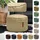 Green Bean Sitzhocker Pouf Kunstleder 43 x 30 x 30 cm Beige