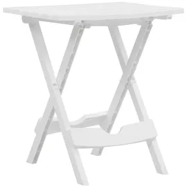 vidaXL Gartentisch 45,5 x 38,5 x 50 cm weiß klappbar