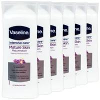 (9,37 EUR/l) 6x Vaseline Intensive Care Mature Skin Body Lotion 400ml