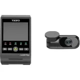 VIOFO A229 Plus 2CH - Dual dashcam (Eingebautes Mikrofon, GPS-Empfänger, Eingebautes Display, WLAN, Bluetooth, Nachtsicht, 2K), Dashcam, Schwarz