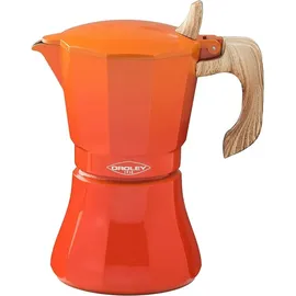Oroley Petra Kaffeemaschine 9 Tassen Orange - One Size