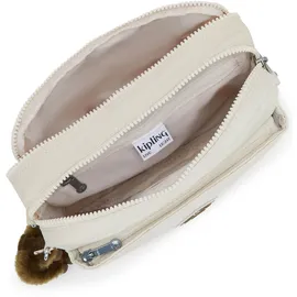 Kipling Abanu Umhängetasche Polyamid Weiß/Braun