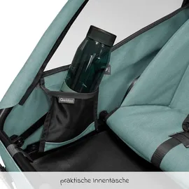 Qeridoo Qupa 1 Plus Kinderfahrradanhänger blau