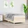 vidaXL Boxspringbett 90 x 190 cm Creme