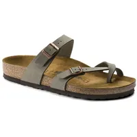 Birkenstock Damen Mayari Stone, Birkibuc Flip Flops, 43 EU - 43 EU