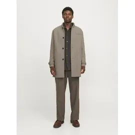 JACK & JONES Melton Mantel grau M