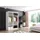 altdecor Schiebetürenschrank LUZO 150 x 216 x 61 cm Weiß