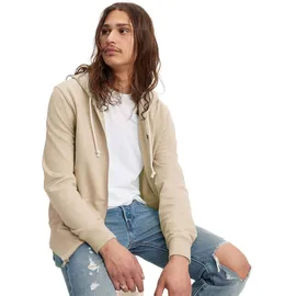 Levi's The Original Housemark Zip Up Kapuzensweatjacke Herren Beige M