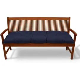Beautissu Bankauflage 150 x 50 x 10 cm blau 1 St.