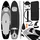 vidaXL SUP-Board-Set Aufblasbar 330 x 76 x 10 cm Schwarz