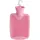 Fashy Wärmflasche Doppellamelle, 6401, 0,8 Liter, rosa, aus PVC
