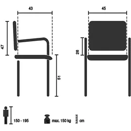 HJH Office Priority II W Netzstoff Grau