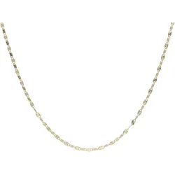 Goldkette LUIGI MERANO "Fantasiekette mit Sternverschnitt, Gold 333", gold, Halsketten, Damen, 45cm, Gelbgold 333