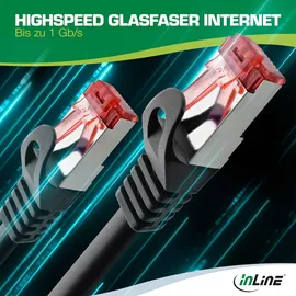 InLine InLine® Patchkabel, S/FTP (PiMf), Cat.6, 250MHz, PVC, Kupfer, gelb, 20m