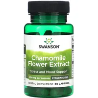Swanson Swanson, Chamomile Extract (Kamillenblüten-Extrakt),glutenfreie Kapseln