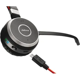 JABRA Evolve 65+ MS Teams Stereo mit Ladestation