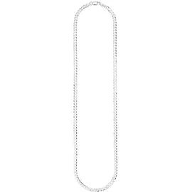 Bruno Banani Panzerkette »Schmuck Geschenk Silber 925 Halsschmuck Halskette 4 3 mm breit«, 85267519-55 silberfarben