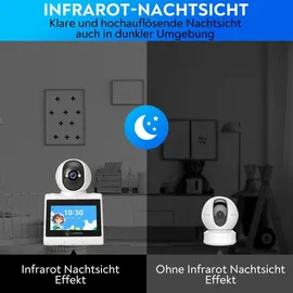 LuVision C41Plus WLAN PTZ Überwachungskamera Weiß